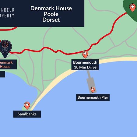 Denmark House By Grandeur Property Villa Poole Eksteriør bilde